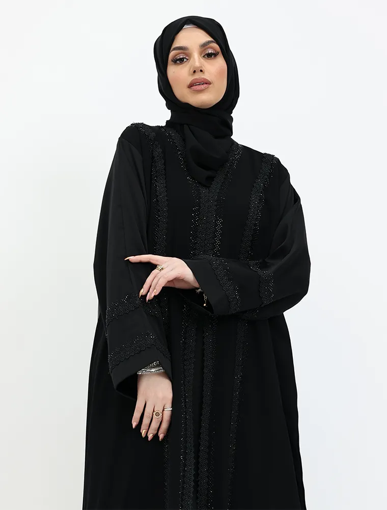 Black Noora Abaya